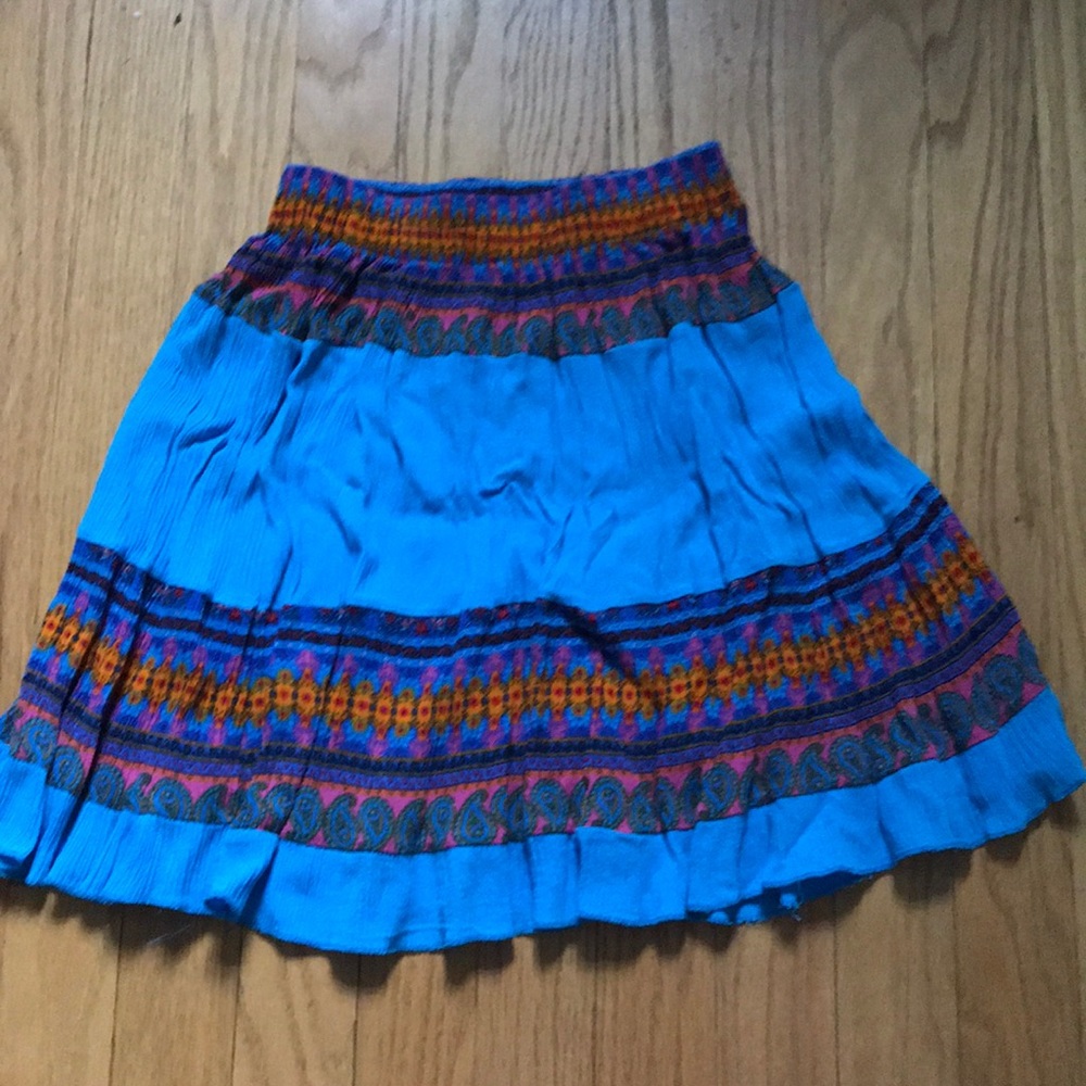 Vibrant skirt from a Mexican Boutique